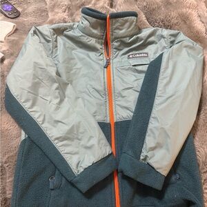 Columbia Kids Jacket - Green and Orange